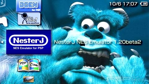 Эмулятор Dendy/NES на PSP [EMU4PSP/NesterJ v1.11]